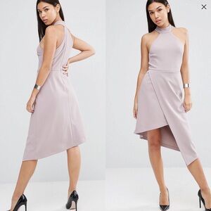ASOS Asymmetrical Dress in Light Purple